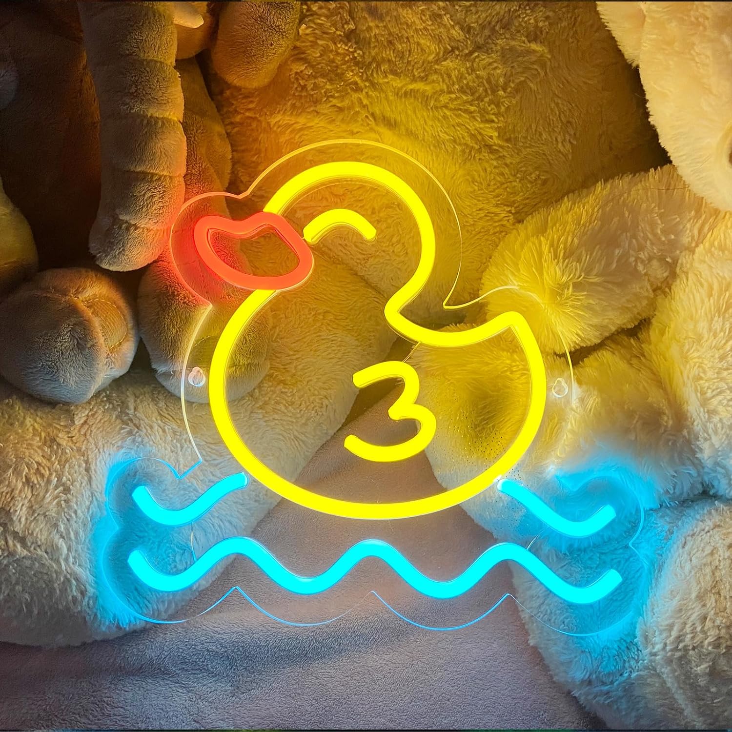 Baby Nursery Wall Lights - Lampu Hias Dinding LED Bentuk Bebek,
