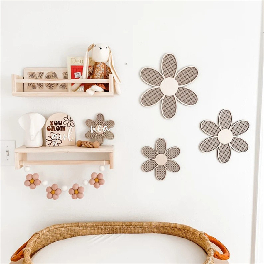 Garland Bunga Daisy Felt Buata - Baby Nursery Decor Girl ulasan dan harga