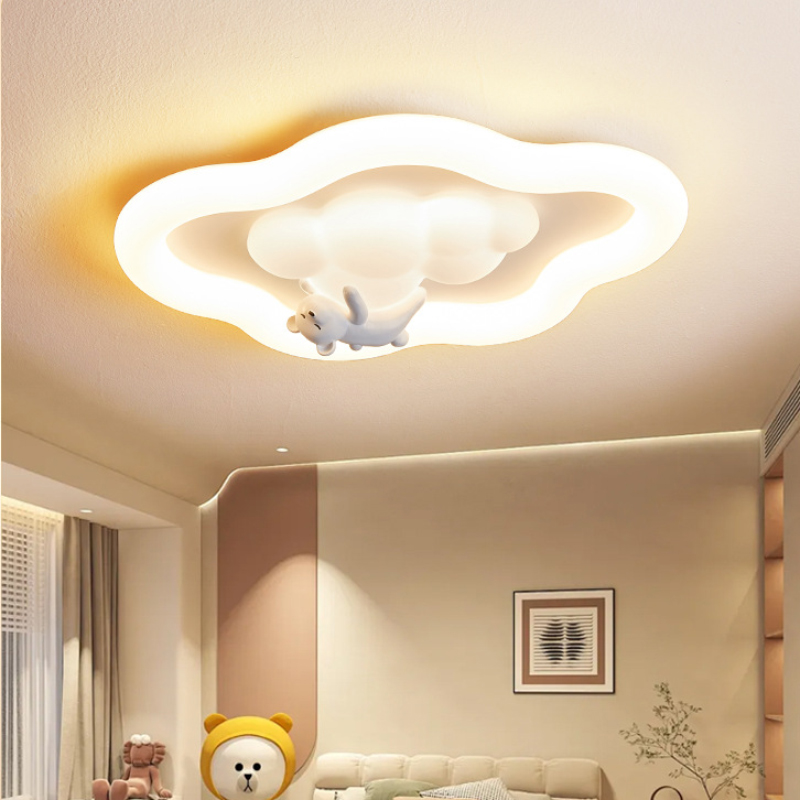 Lampu Langit-langit Awan Krim  - Baby Nursery Light Fixture ulasan dan harga
